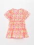 LC Waikiki Crew Neck Patterned Short Sleeve Girl Dress